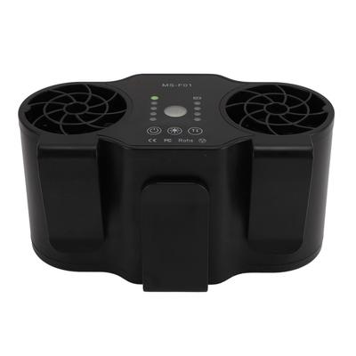 Portable Waist Fan USB Rechargble Powerful Airflow Portable Forward Reverse Cooling Fan for Outdoor Camping