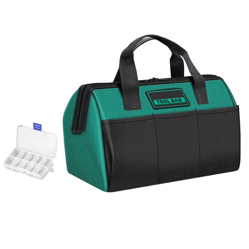 Heavy Duty Oxford Tool Bag Large Capacity Waterproof Durable Work Tote Pouch For Professional Repair Equipment Storage