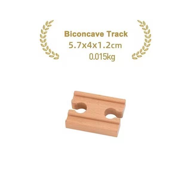 All Kinds of Wooden Track Accessories Beech Wood Railway Toys Fit For Brand Wooden Train Tracks Education Toys For Children