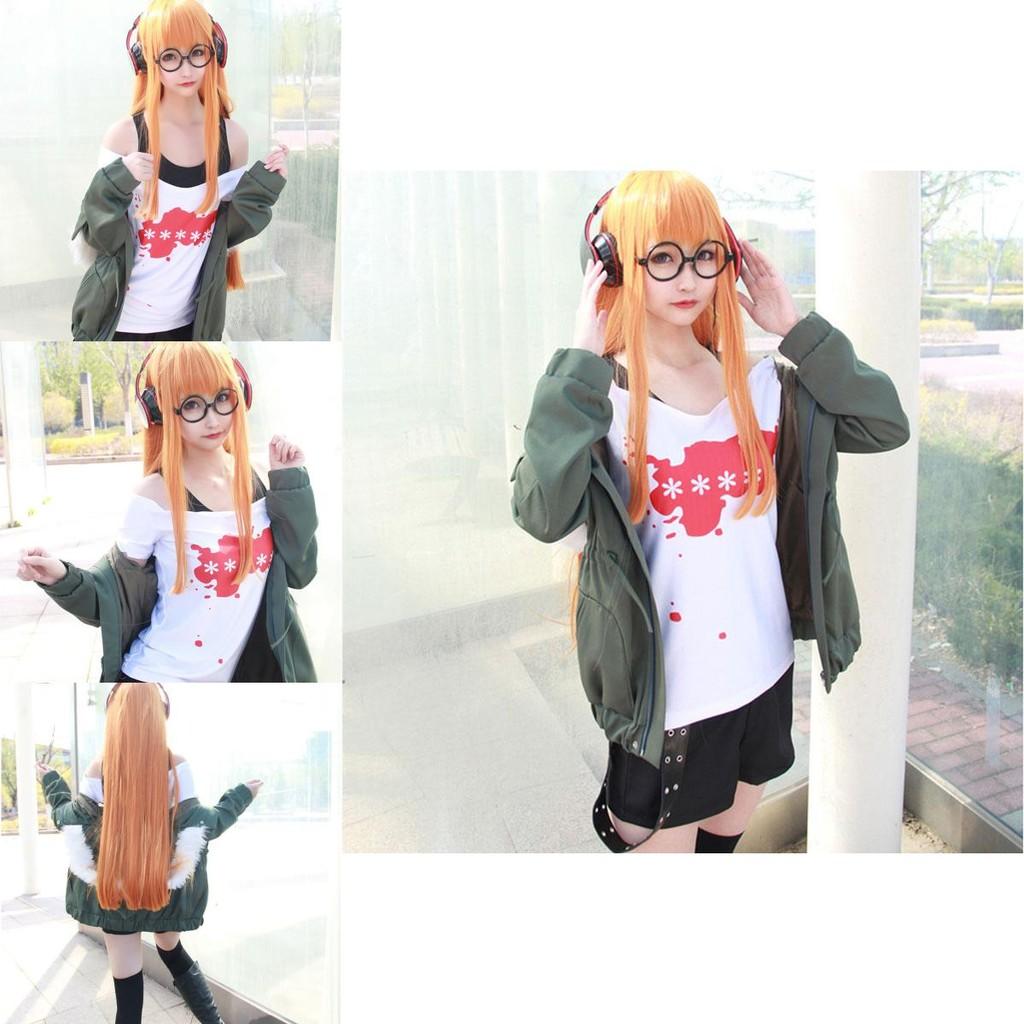 Persona 5 Costume Navi Cosplay Outfit With Polyester Fabric For Halloween Parties