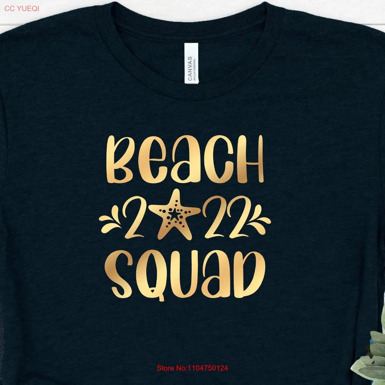 

Summer T Shirt Vacation Beach Squad 2022 Family Matching vintage Washed Slightly Stretched graphic Versatile Stylish homme S разноцветный