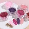 6/12Color Diamond Nail Powder Sparkling Nail Glitter Dust Shining Flakes for Acrylic Nail Polish DIY Nail Art Decoration