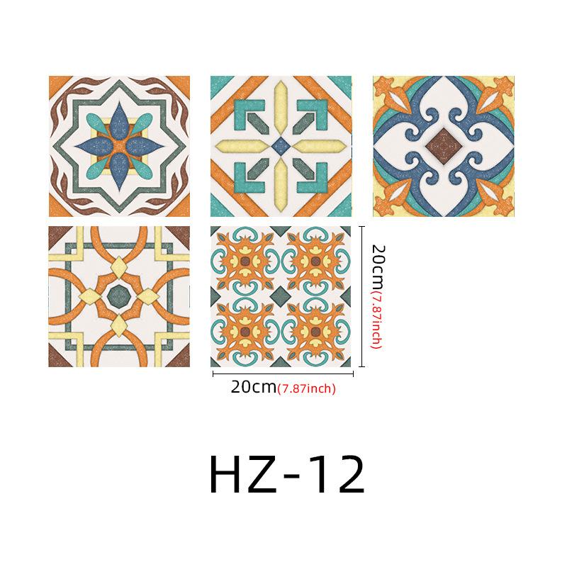 Thickened Matte Tile Sticker Self-Adhesive Wall Sticker Waterproof And Moisture-Proof Kitchen And Bathroom Renovation Wallpaper