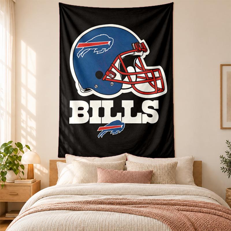 Buffalo Bills Tapestry highquality for decorating living room bedroom dorm walls ideal as bedroom wallart orholiday gift