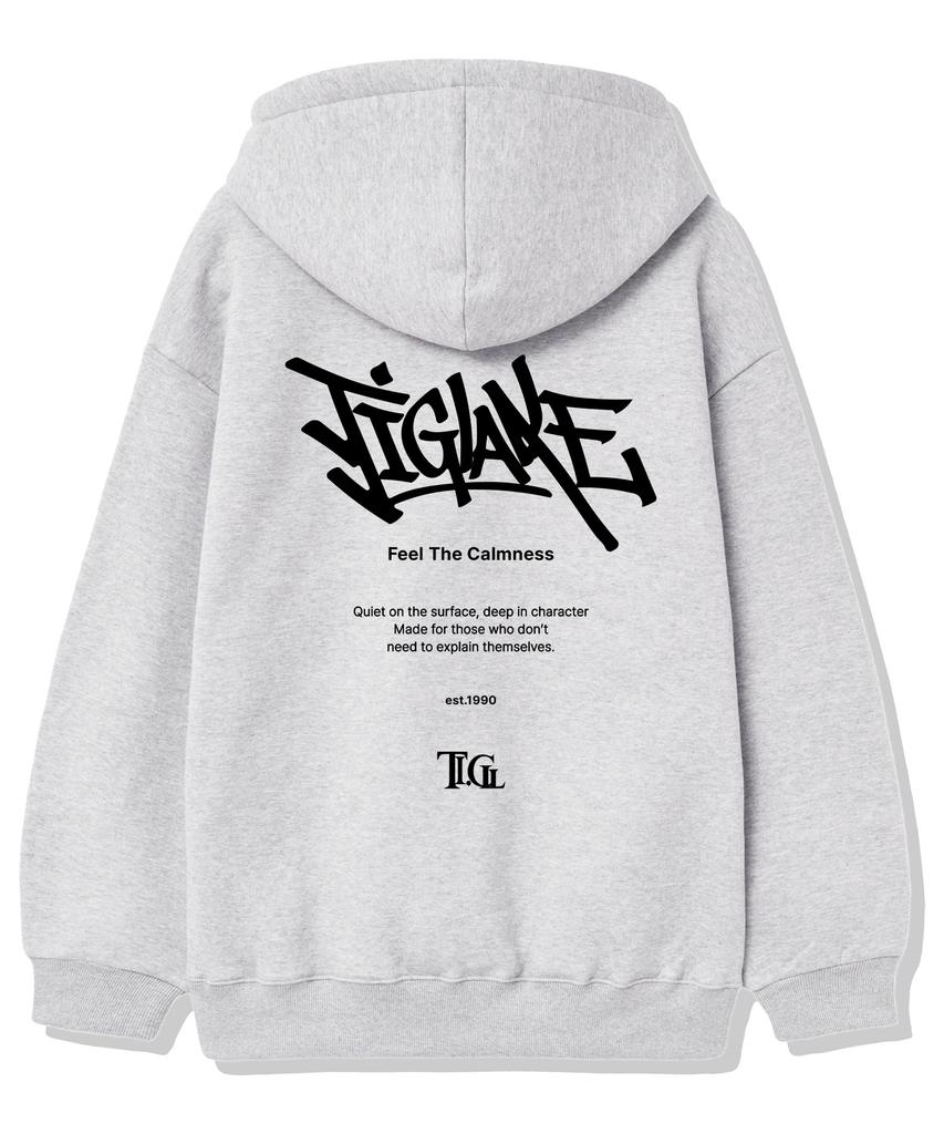 The Sirif Fleece Hoodie Light Gray