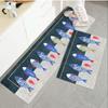 Washable Kitchen Floor Rugs Cute Anti -Slip Long Rug Mat For Kitchen Decoration Outdoor Doormat Interior Entrance Door Mats
