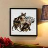 New Arrival 5D DIY Full Circle Diamond Painting "Wolf" Embroidery Cross Stitch Home Decor Gift