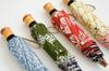 Made In Japan Isago Pattern Folding Umbrella 50cm For Both Sunny and Rainy Days 2 Tier Folding Umbrella Furoshiki Japanese Pattern UV Protection