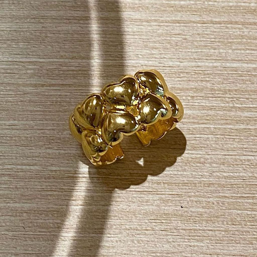 925 Sterling Silver Rings For Women Geometric Fine Jewelry Finger Adjustable Gold Interware CZ Ring For Party Birthday Gift