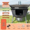 Thickened Movable Outdoor Wood-Burning Stove for Large Pots - Perfect for Family Use in Rural Areas