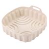 Minimalist Solid Color Silicone Air Fryer Baking Mat and Pizza Pan