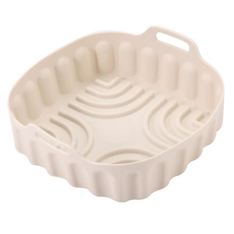 Silicone Air Fryer Baking Pan and Mat Set