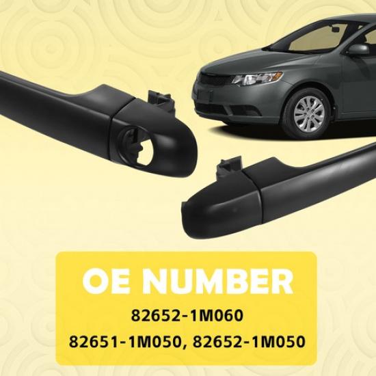 For 2010 2011-2013 Kia Forte Front Left Right Side Exterior Outside Door Handle
