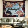Jujutsu Kaisen Wandteppich Ästhetisches Wandbehang Gedruckter Stoffdecke Dekorative Wandteppiche Für Schlafzimmer Wohnzimmer Heimdekoration