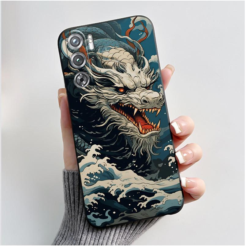 Phone Case For ZTE Nubia Red Magic Redmagic 9 9S Pro Plus 5G Case Cute Love Rabbit Protective Black matte TPU Soft Cover Casing