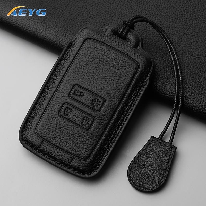 

Leather Car Key Case Cover Shell For Renault Koleos Kadjar Captur Megane Talisman Espace Clio Zoe Scenic 4 Arkana Dacia Sandero