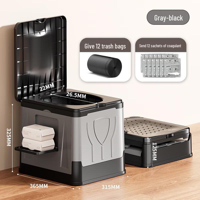 Портативный складной походный и аварийный туалет Yiluke