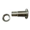 Boat Marine Drain Vent Yacht Water Outlet Port Bilge Drain Vent 316 Stainless Thru-Hull Valve Fitting 1 3/4 3/8 1/2Inch