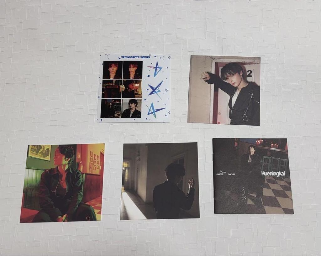 [USED] txt The Star Chapter Hueningkai trading card included