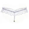 Embroidery Low Waist Intimates Underpants Sexy Women Panties Pearls Lace G String Underwear Panties Ladies