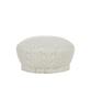 Bajal Epoxy Stud See-Through Beret White