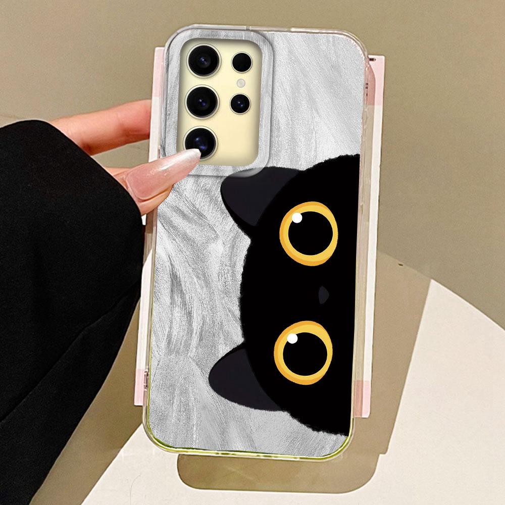 

Золотой чехол для телефона с текстурой перьев и принтом змеи для Samsung Galaxy S25 S24 S23 S22 S21 FE Plus Ultra Shell Животные Силиконовая накладка Samsung Galaxy S25 белый