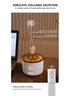 Large Capacity Volcano Bubble Ring Aroma Diffuser Humidifier with Crackle Design for Home Use