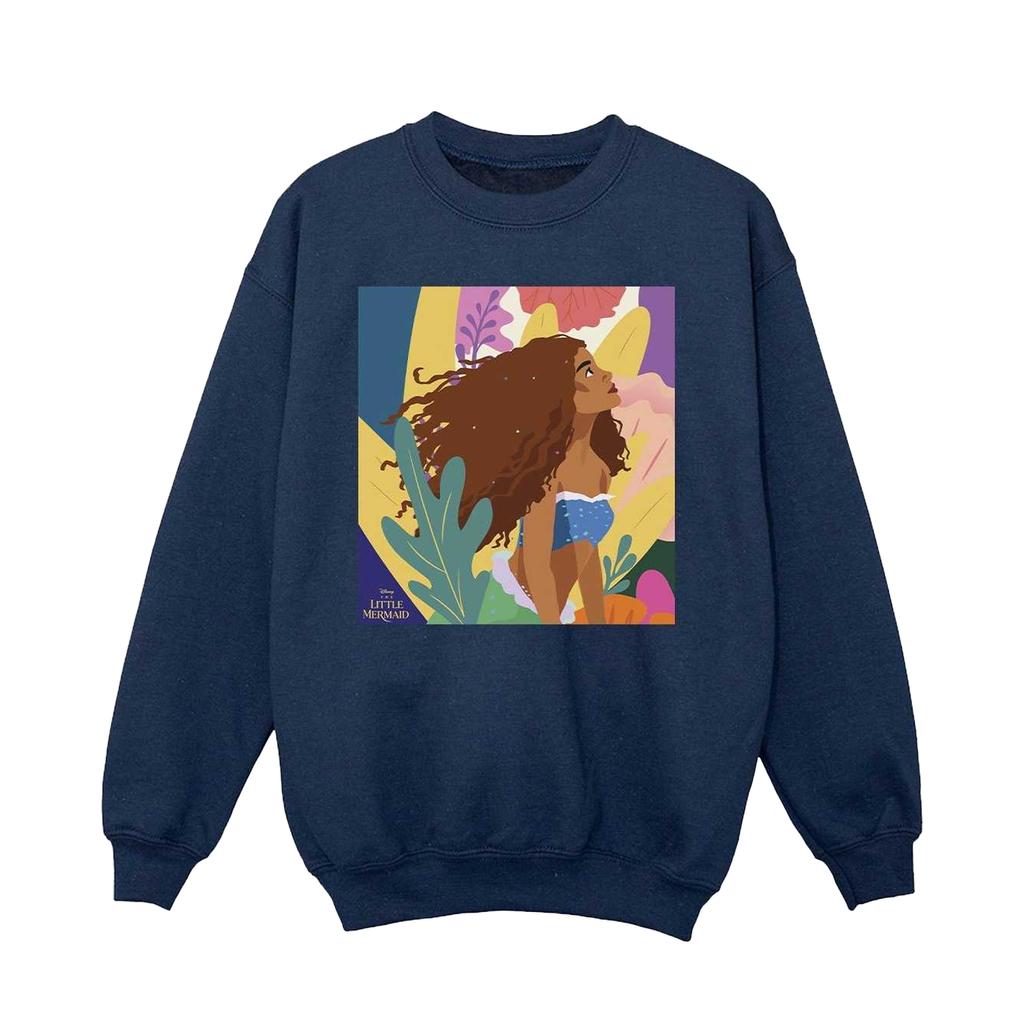 The Little Mermaid Girls Emblem Sweatshirt