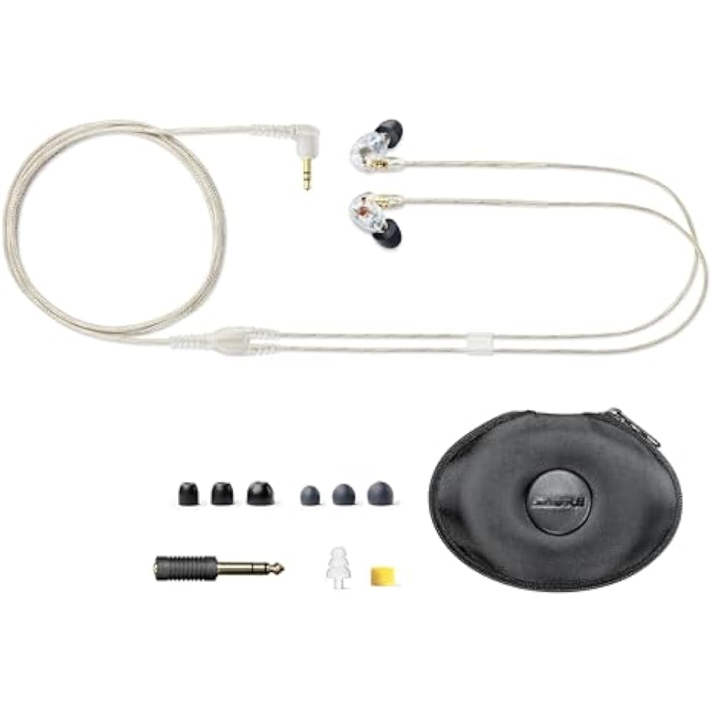 SHURE Shure Earphone Wired SE425-CL-A Clear High Sound Insulation Game Gaming Canal Type Wireless...