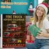 Fun Toys Kids Fire Truck Advent Calendar 2025 24 Days Christmas Countdown Calendar With 24 Different Car For Children Playthings