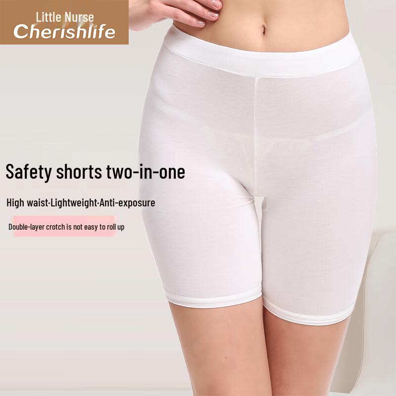 

Women s Seamless Anti-Chafe Skirt Safety Shorts M (165)