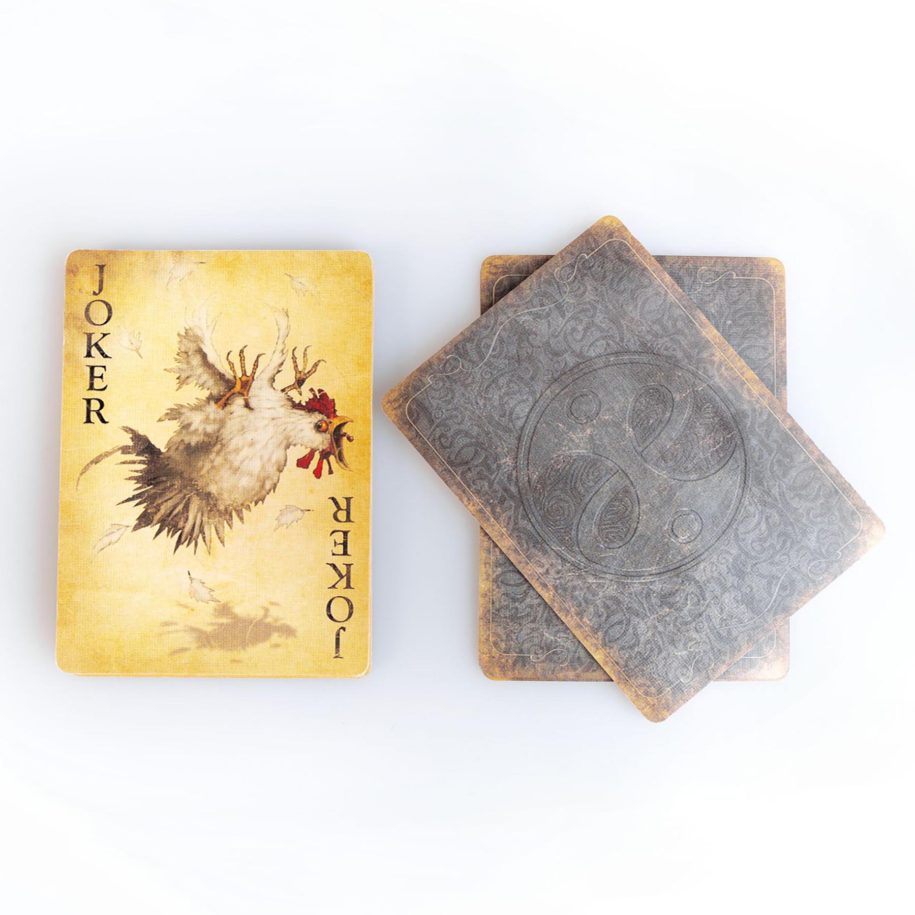 Vintage Style Playing Cards FABLE 3 Game Poker Carta Playing Cards From Fable III Limited Collector s Edition Set Never Open!