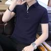 Men Polo Shirt Solid Cotton Short Sleeve Tops For Man Slim Breathable Polo Shirts Plus Size 4xl