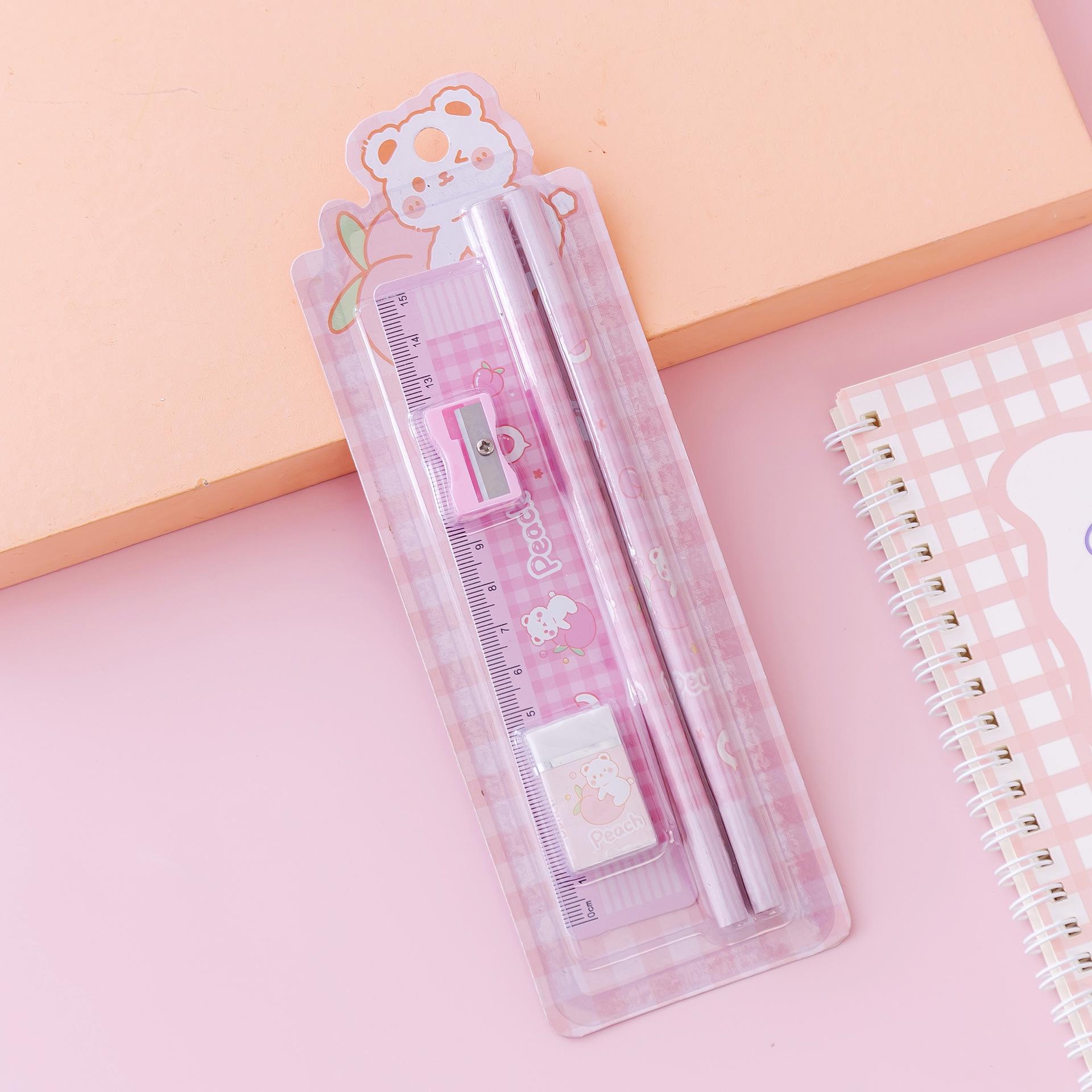 June 1st Cartoon Stationery Set: 5-Piece Children s Gift Pencil Set