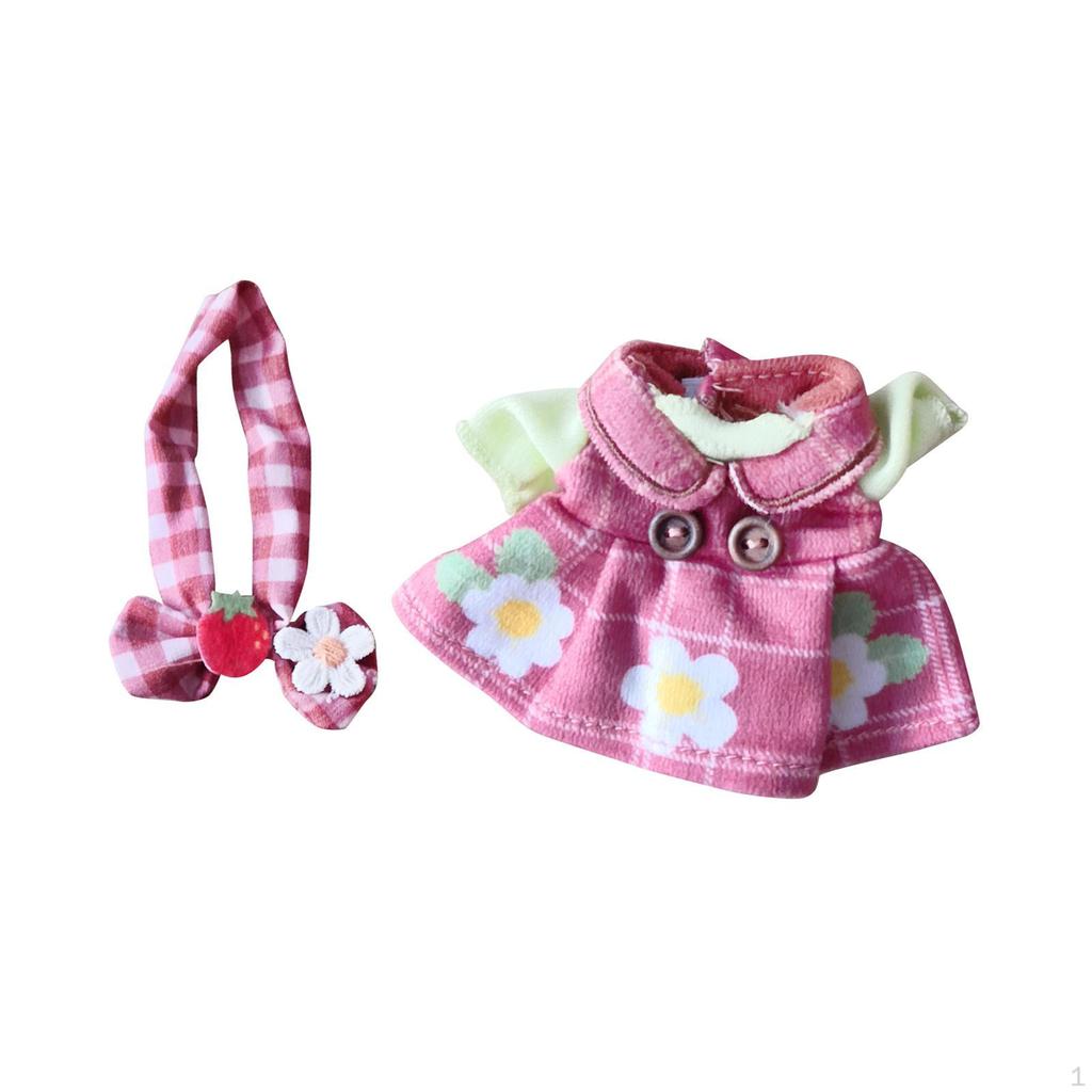 17cm Plyšové Oblečení Kostýmy, Hra na předstírání, Móda, Foto rekvizity, Plyšové doplňky, Roztomilé Měkké