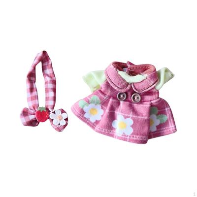 17cm Plüschpuppenkleidung Kostüme, Rollenspiel, Mode, Foto-Requisiten, Plüsch-Accessoires, Niedlich Weich