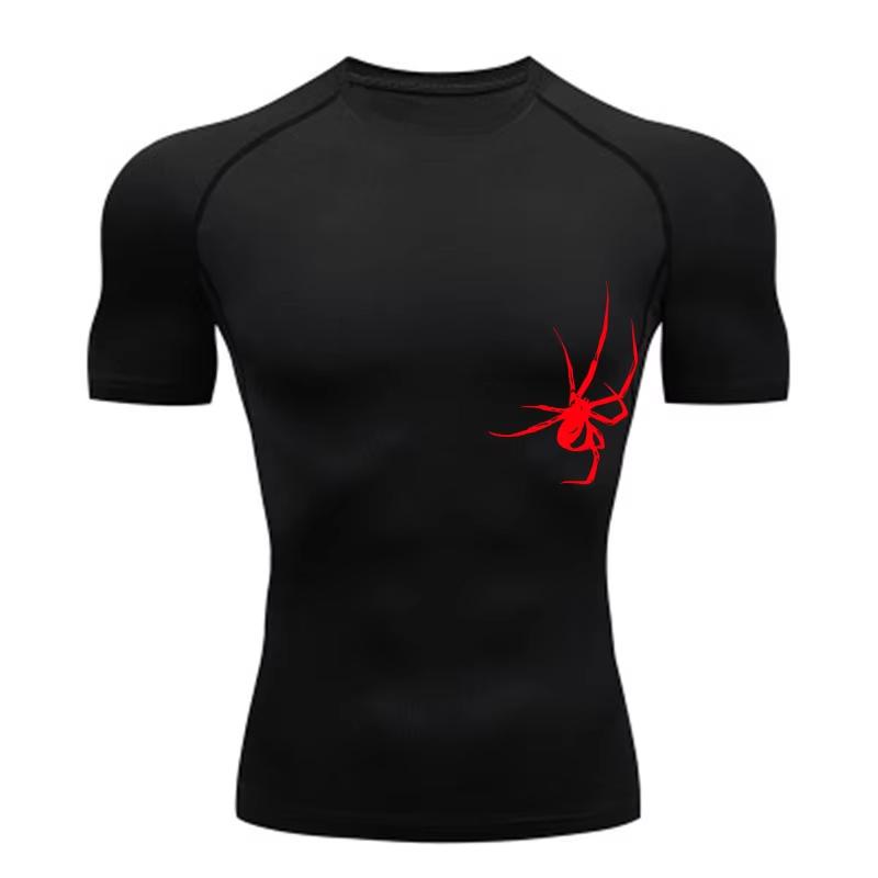 Men s T-shirt Men Running Sport T Shirt Men Compression Fitness Tops Tee Quick DryTight Training Gym Sport Running Shirts S