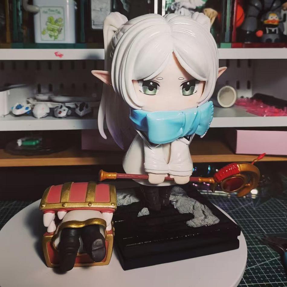 Funeral Lillian Winter Clothes Lillian Handmade 14cm 5.51in anime Beautiful Girl Animation Model Handmade Decoration