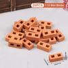 20/50Pcs Miniature Cinder Blocks Model 1/12 Dollhouse Micro Landscape Mini Concrete Bricks Toy Micro Scene Construction Props