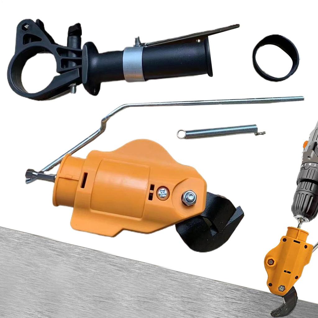 Metal Shears Drill Attachment Metal Cutter Drill Attachment Metal Cutting Tool Accessory For Iron Aluminum Steel Copper Tin