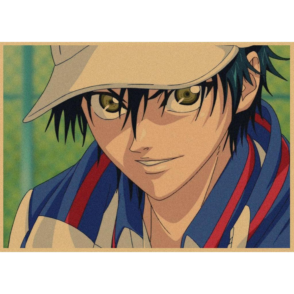 Japanese Anime Retro Poster: The Prince of Tennis Wall Art for Bar or Cafe