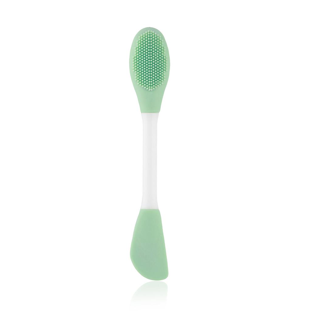 Bear Silicone Double Head Face Mask Brush Facial Exfoliate Blackhead Removal Cleanser Brush Mud Film Facial Brush Skin Care Tool