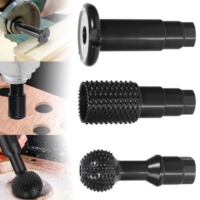 Sphere Rotary Burr Wood Grinder Ball Gouge with 5/8-11 Thread for 4 1/2 and 5 Inch Angle Grinder Attachments  Power Carving Tool