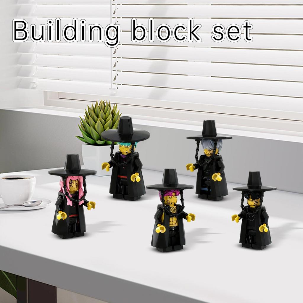 Boys 5-Piece Building Block Minifigure Toy Set