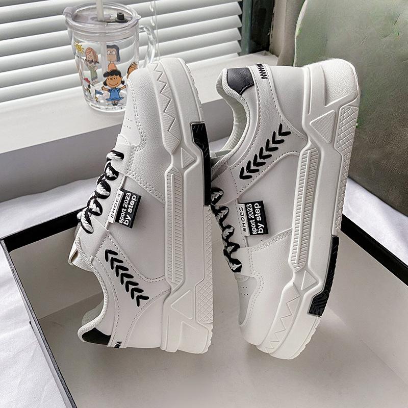 Весенние новые студенческие туфли на платформе — фото 5