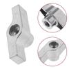 2 Stuks Schroefdraad Vleugelmoer Truss Klem Handvat Heavy Duty Ergonomische Duimschroef voor Podiumverlichting Montages Truss Montage Bevestiging