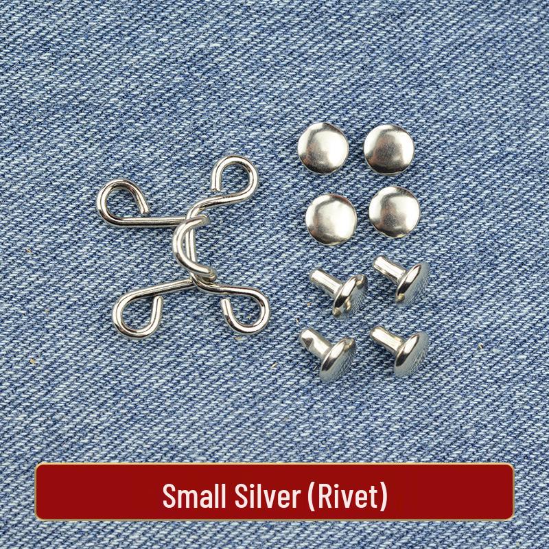 Adjustable Waist-Cinching Stretch Buttons for Jeans