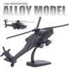 Apache Armed Helicopter Model Acoustooptic Military Aircraft Model Toy Ornament Gift FJ16