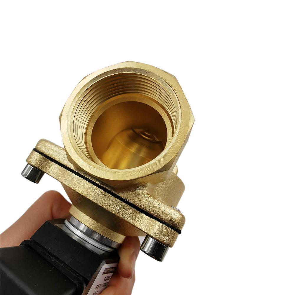 DN15 DN20 DN25 Normally Close Brass Electric Solenoid Valve 1/2" 3/4" 1" 110V/220V/DC12V/DC24V for Water Oil Air IP65