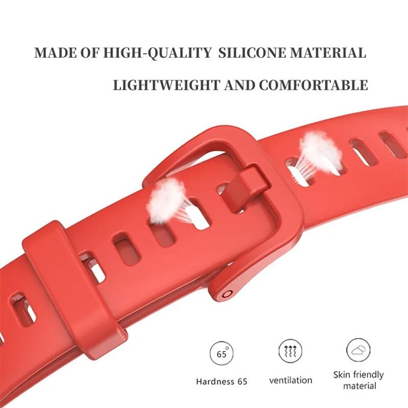 Silicone Strap for Huawei Band 8 Smart Watch Replacement Wristband Soft TPU Sport Bracelet for Huawei Band8 Watch Accessories